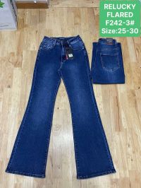 0242 # синие женские джинсы (Relucky, стрейч коттон, 6 ед, размеры норма: 25-30) выдача на следующий день фото