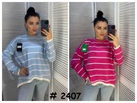 2407* микс цветов женский свитер (6 ед, размеры норма-полубатал: M-XL универсальный) выдача на следующий день фото