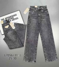 7056 # серые женские джинсы (Vindasion, стрейч коттон, 6 ед, размеры норма: 25-30) выдача на следующий день фото