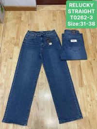 0262-3 # синие женские джинсы (Relucky, стрейч коттон, размеры батал: 31-38) выдача на следующий день фото