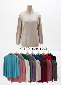 3130-99  микс цветов женский свитер (Kiss Me. 5 ед, размеры норма: s-xl) фото