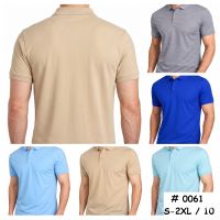 0061# выбор цвета мужская футболка поло (10 ед, размеры норма: S-M-L-XL-2XL) выдача на следующий день фото