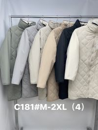 0181* выбор цвета женская куртка на синтепоне (4 ед, размеры норма: M-2XL) выдача на следующий день фото