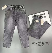 7054 # серые женские джинсы (Vindasion, стрейч коттон, 6 ед, размеры батал: 30-36) выдача на следующий день фото