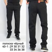 0040-1# черные мужские брюки (8 ед, размеры норма: 29-38) выдача на следующий день фото