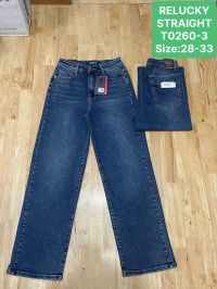 0260-3 # синие женские джинсы (Relucky, стрейч коттон, 6 ед, размеры полубатал: 28-33) выдача на следующий день фото