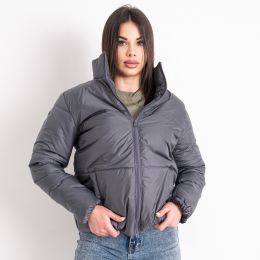 0420-66 серая женская куртка (5'TH AVENUE, синтепон, 4 ед. размеры норма: 42. 44. 46. 48)  фото
