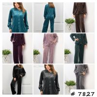 купить 7827 # выбор цвета женский костюм (велюр, 4 ед, размеры норма: 44, 46, 48, 50) выдача на следующий день оптом