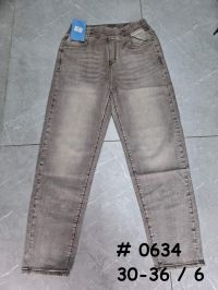 0634 # коричневые женские джинсы (стрейч коттон, 6 ед, размеры батал: 30-36) выдача на следующий день фото