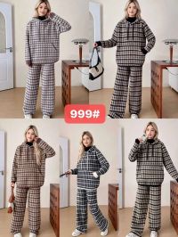 0999 # микс цветов женский костюм с шерсти альпаки (5 ед, размеры полубатал: 52) выдача на следующий день фото