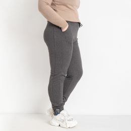 1097-66 темно-серые женские спортивные штаны (4 ед. размеры батал: 5XL. 6XL. 7XL. 8XL) фото