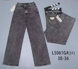 купить 5061 # серые женские джинсы (VINDASION, 6 ед, размеры полубатал: 30-36) выдача на следующий день оптом