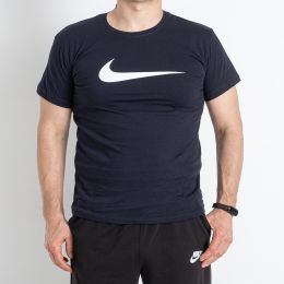 20205-20 темно-синяя мужская футболка с накаткой ( 5 ед.размеры: M. L. XL. 2XL. 3XL )  фото