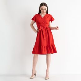 8076-3 КРАСНОЕ платье женское текстильное (3 ед.размеры: M.L.XL) фото