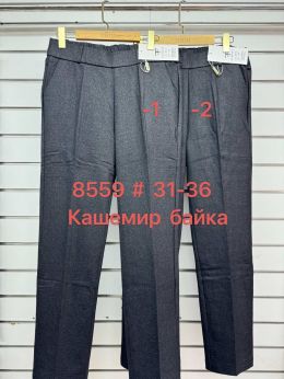 8559 # выбор цвета кашемировые женские брюки на байке (Fudeyan, 6 ед, размеры батал: 31-36) выдача на следующий день фото