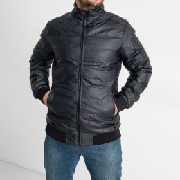 8181-1* черная мужская куртка (экокожа, 5 ед. размеры норма: L. XL. 2XL. 3XL. 4XL) выдача на следующий день фото