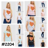 2204# выбор цвета женская футболка (3 ед, размеры норма: S, M, L) выдача на следующий день фото