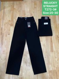 0272-3 # черные женские джинсы (Relucky, стрейч коттон, 6 ед, размеры норма: 25-30) выдача на следующий день фото