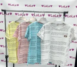купить 3154* микс четырех цветов женская футболка (FASHION, 10 ед. универсальный батальный размер: 50-52) выдача на следующий день      оптом