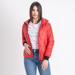 42352-5 красная женская куртка-зефирка (синтепон, 5 ед. размеры норма: 40-46, повторяются) фото