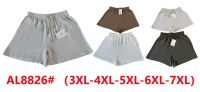 8826# выбор цвета женские шорты (лен, 5 ед, размеры батал: 3XL-7XL) выдача на следующий день фото