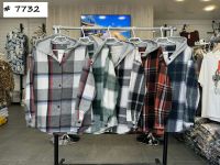 7732 # выбор цвета женская рубашка с камушками (JJF, фланель, 4 ед, размеры батал: XL-4XL) выдача на следующий день фото