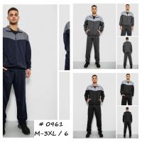 0961# выбор цвета мужской спортивный костюм (двунитка, 6 ед, размеры норма: M-3XL) выдача на следующий день фото