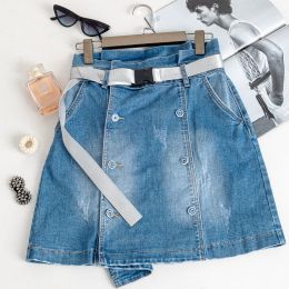 1545* синяя женская джинсовая юбка (LADY N, стрейчевые, 6 ед. размеры норма: 25. 26. 27. 28. 29. 30) выдача на следующий день фото