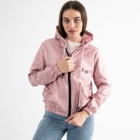 25056-25 ТЕМНО-ПУДРОВАЯ ветровка женская с капюшоном (4 ед. размеры: 44-46/2.48-50/2) фото