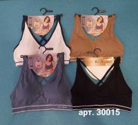 30015# микс цветов женский топ с push-up (хлопок, микрофибра, 12 ед, размеры норма: M-2XL) выдача на следующий день фото