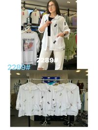 купить 2289 # выбор цвета женская рубашка (лен, 4 ед, размеры батал: XL-4XL) выдача на следующий день оптом