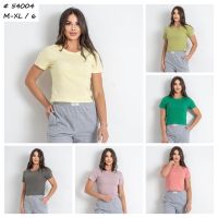 купить 54004-99 микс цветов женская футболка (LEVISHA, 6 ед. размеры норма: M. L. XL) выдача на следующий день оптом