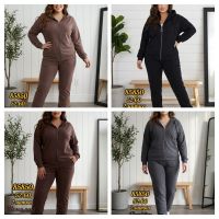 85850-1 # выбор цвета женский спортивный костюм (двунитка, 5 ед, размеры батал: 52-54-56-58-60) выдача на следующий день фото