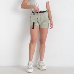 купить оптом джинсы 0061-72 зеленые женские шорты (3 ед. размеры норма: M. L. XL) недорого
