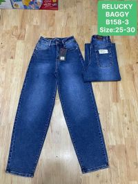 0158-3 # синие женские джинсы (Relucky, стрейч коттон, размеры норма: 25-30) выдача на следующий день фото