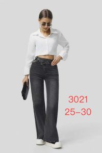 3021 # серые женские джинсы (New Jeans, стрейч коттон, 6 ед, размеры норма: 25-30) выдача на следующий день фото