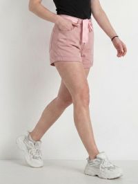купить 0671-7 розовые женские шорты (VANVER, стрейчевые, 6 ед. размеры норма: 25. 26. 27. 28. 29. 30) оптом