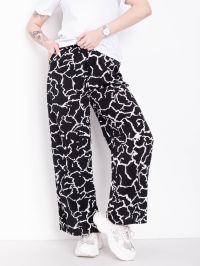 0776-12* черные женские штаны (4 ед. размеры на бирках: XL-4XL, соответствуют норме: S-XL) выдача на следующий день фото