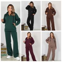 34855* выбор цвета женский спортивный костюм, тринитка на флисе (5 ед, размеры батал: 50, 52, 54, 56, 58) выдача на следующий де фото