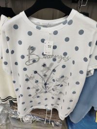 7221# микс цветов женская футболка (хлопок, 20 ед, размеры батал: 2XL/3XL универсальный) выдача на следующий день фото