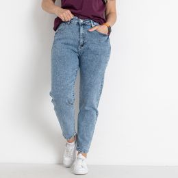 0562-5 голубые женские джинсы (RELUCKY, стрейчевые, 6 ед. размеры батал: 32. 34. 36. 38. 40. 42) фото