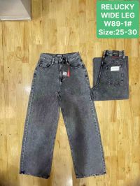 купить 0089# серые женские джинсы (Relucky, коттон, 6 ед, размеры норма: 25-30) выдача на следующий день оптом
