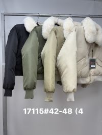 17115* выбор цвета женская куртка на синтепоне (4 ед, размеры норма: 42-48) выдача на следующий день фото