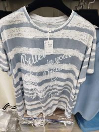 7212# микс цветов женская футболка (хлопок, 20 ед, размеры батал: 3XL/4XL универсальный) выдача на следующий день фото