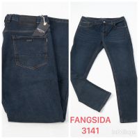 3141 # синие мужские джинсы (Fangsida, стрейч коттон, 8 ед, размеры норма: 36-43) выдача на следующий день фото