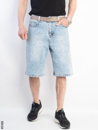 5388# голубые мужские джинсовые шорты (SPP'S JEANS, стрейч коттон, 8 ед, размеры норма: 28-36) выдача на следующий день фото