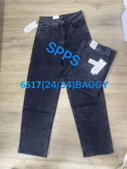 6517 черные мужские джинсы BAGGY ( SPPS, коттон, 8 ед. размеры норма:28. 29. 30. 31. 31. 32. 33. 34) фото