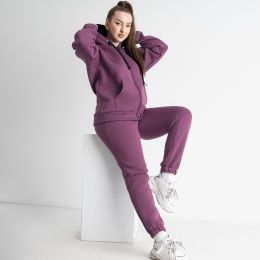 купить оптом джинсы 0638-14 РОЗОВЫЙ 5`th Avenue спортивный костюм женский из турецкой трехнитки на флисе (3 ед.размеры: 48.50.52) недорого