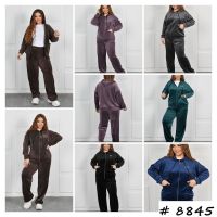 8845 # выбор цвета женский спортивный костюм (велюр, 4 ед, размеры батал: 54, 56, 58, 60) выдача на следующий день фото