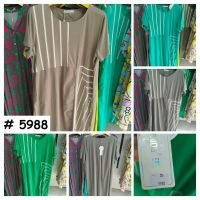 5988# микс цветов женское платье (коттон+трикотаж, 4 ед, размеры батал: 3XL-6XL) выдача на следующий день фото